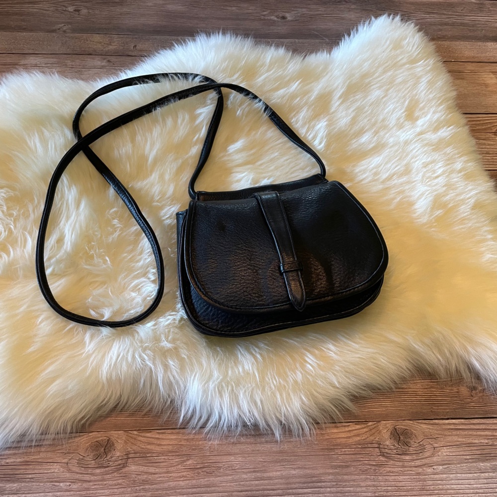 Vintage Liz Claiborne ~ Leather Co Mini Saddle Bag